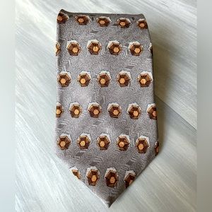 Belgravia 100% Silk Grey Designer Luxury Neck Tie